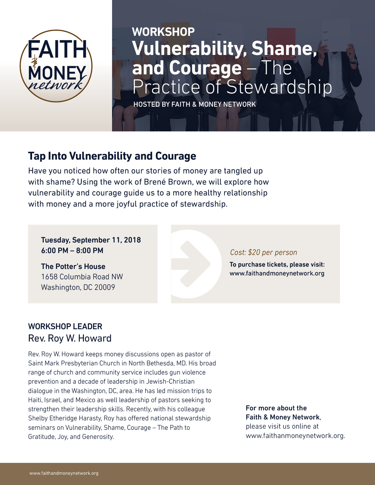 Fmn Vulnerability Shame Courage Flyer R1 0 Faith And Money - 